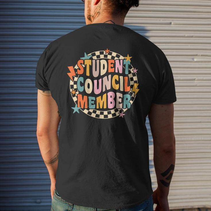 Student Council Member World Student Day Men's T-shirt Back Print Gifts for Him