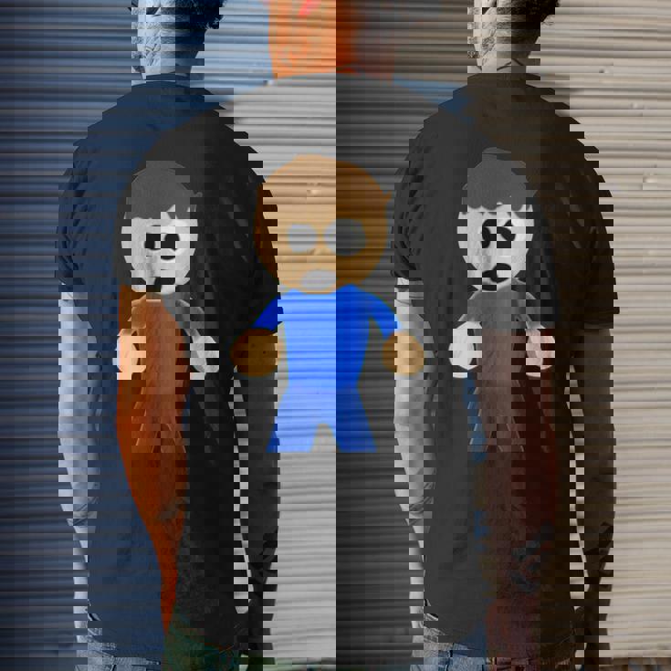 Tacs Character 1 Mens Back Print T-shirt Gifts for Him Tacs Character 1 Mens Back Print T-shirt Gifts for Him