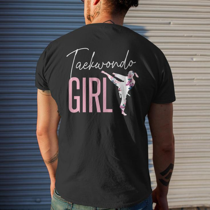 Taekwondo Taekwondo Girl Martial Arts Taekwondoin Men's T-shirt Back Print Gifts for Him