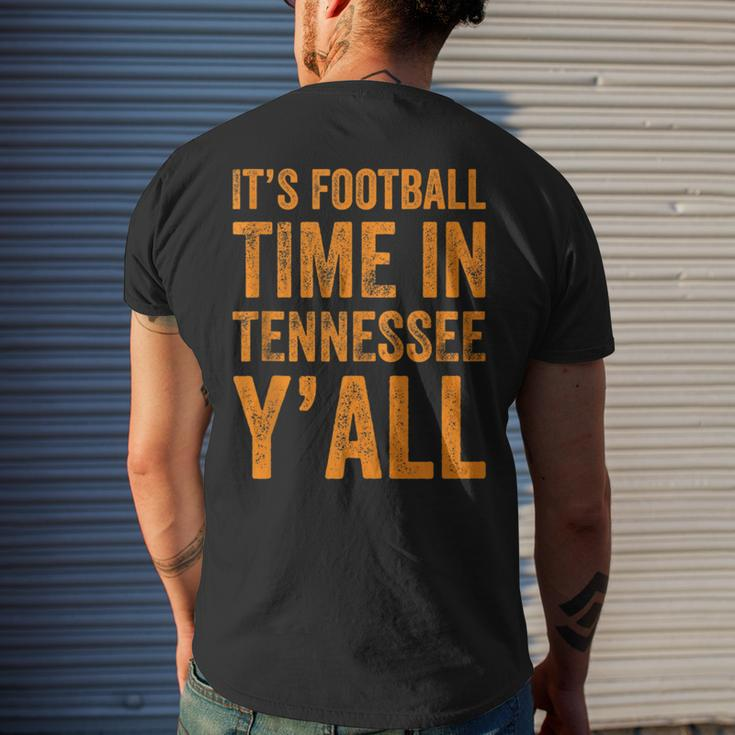 Tennessee Football It's Football Time In Tennessee Yall Vol Men's T-shirt Back Print Gifts for Him