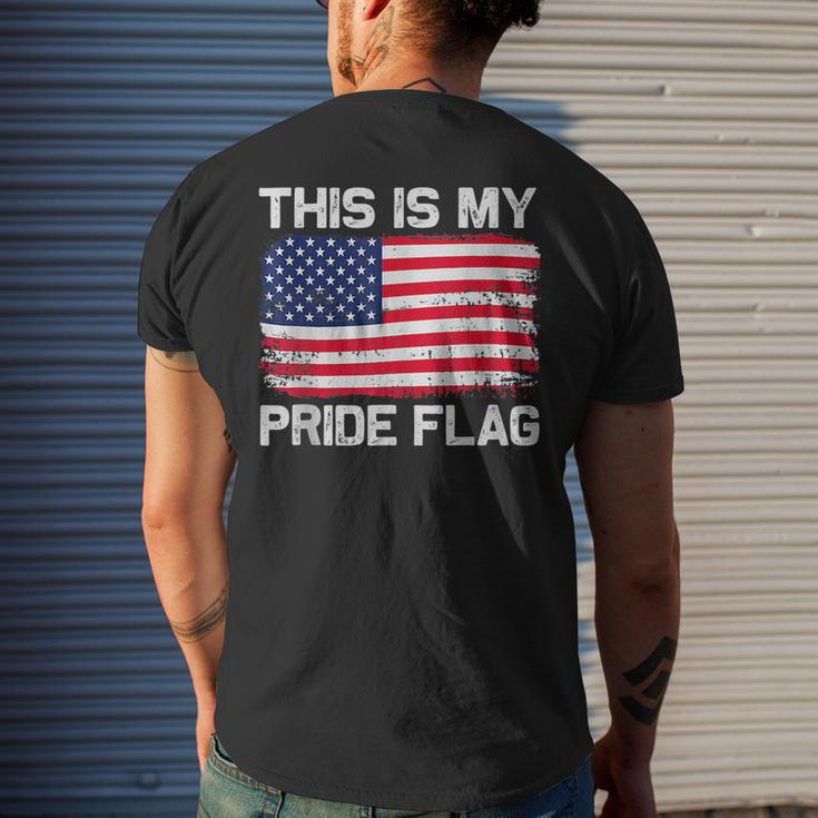 This Is My Pride Flag Mens Back Print T-shirt Gifts for Him