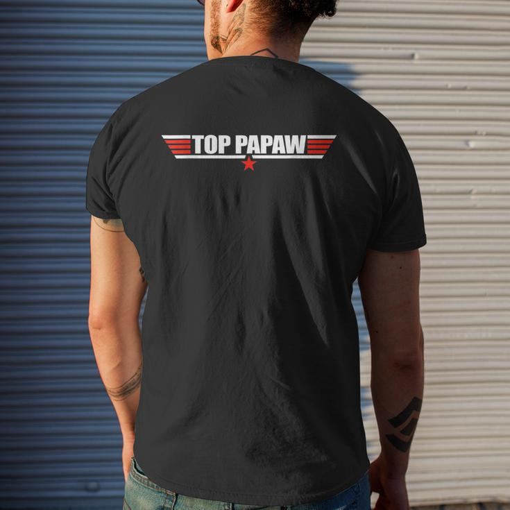 Top Papaw Father S Day Gift For Papaw Worlds Best Father Mens Back Print T-shirt Gifts for Him