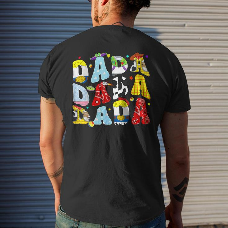 Toy Story Dada Boy Dad Fathers Day For Mens Men's T-shirt Back Print Gifts for Him