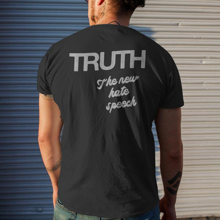 Truth Is The New Hate Speech - Truth Is The New Hate Speech Mens Back Print T-shirt Funny Gifts