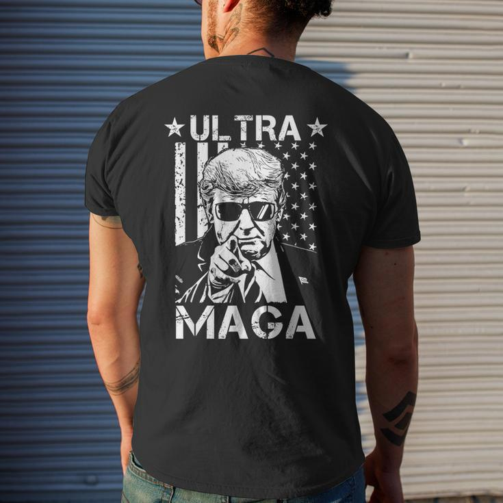 Ultra Maga Funny Great Maga King Pro Trump King Funny Gifts Mens Back Print T-shirt Gifts for Him