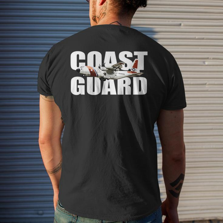United States Us Coast Guard Uscg C130 Airplane Mens Back Print T-shirt Gifts for Him