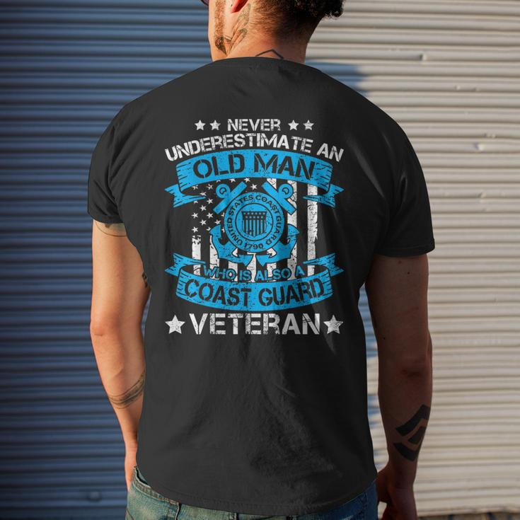 Us Coast Guard Veteran Day Uscg Gift Gift For Mens Veteran Funny Gifts Mens Back Print T-shirt Gifts for Him