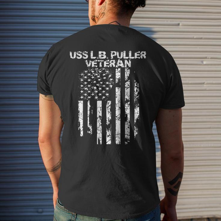 Uss Lewis B Puller Veteran Men's T-shirt Back Print Gifts for Him