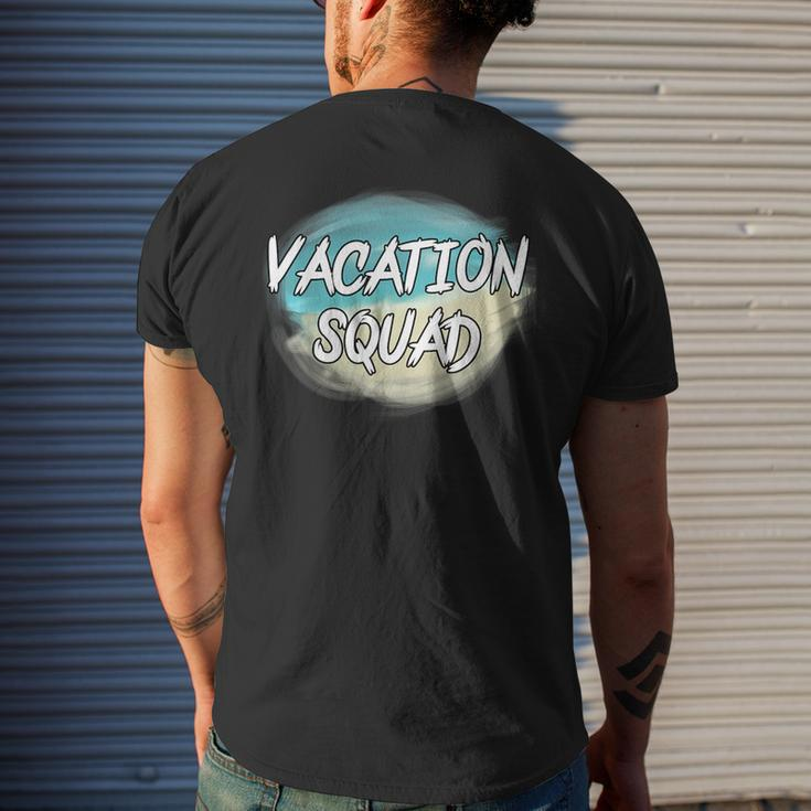 Vacation Squad - Funny Matching Group Vacation Mens Back Print T-shirt Gifts for Him
