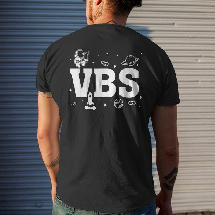 Vbs Crew Vacation Bible School 2023 Space Mens Back Print T-shirt Gifts for Him