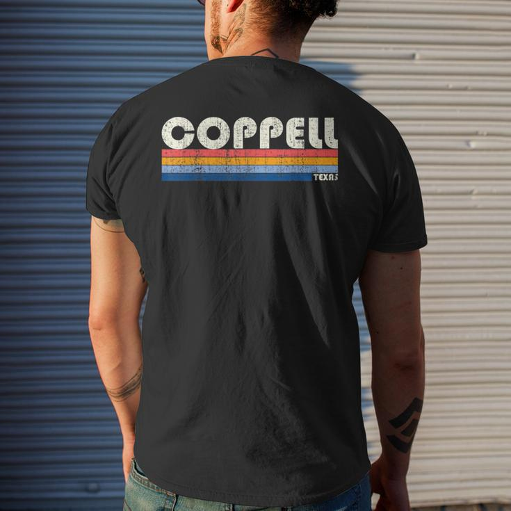 Vintage 70S 80S Style Coppell Tx Men's T-shirt Back Print Gifts for Him