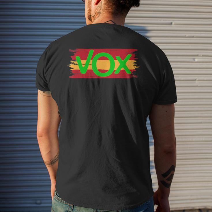 Vox Spain Viva Political Party Men's T-shirt Back Print Gifts for Him