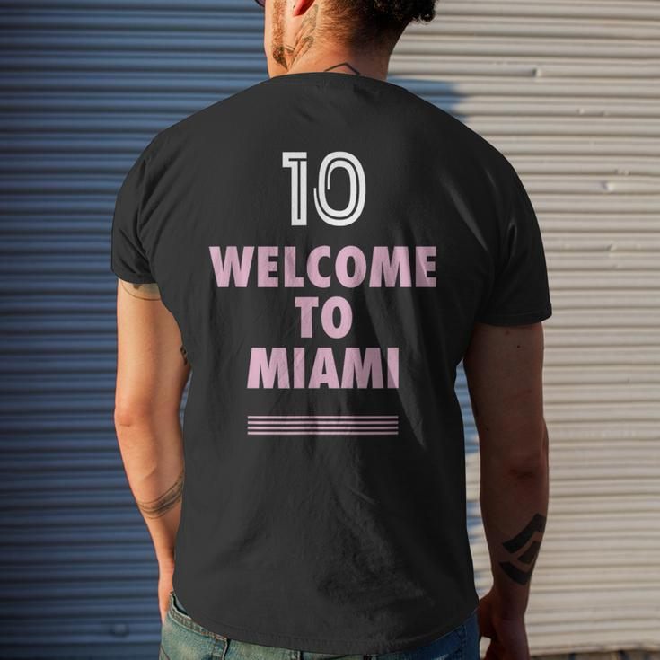 Welcome To Miami 10 - Goat Mens Back Print T-shirt Gifts for Him
