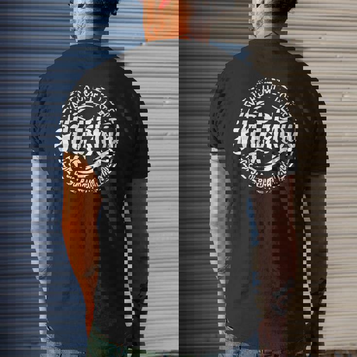 Welcome To The Shitshow I Hope You Brought Alcohol Alcohol Funny Gifts Mens Back Print T-shirt Gifts for Him