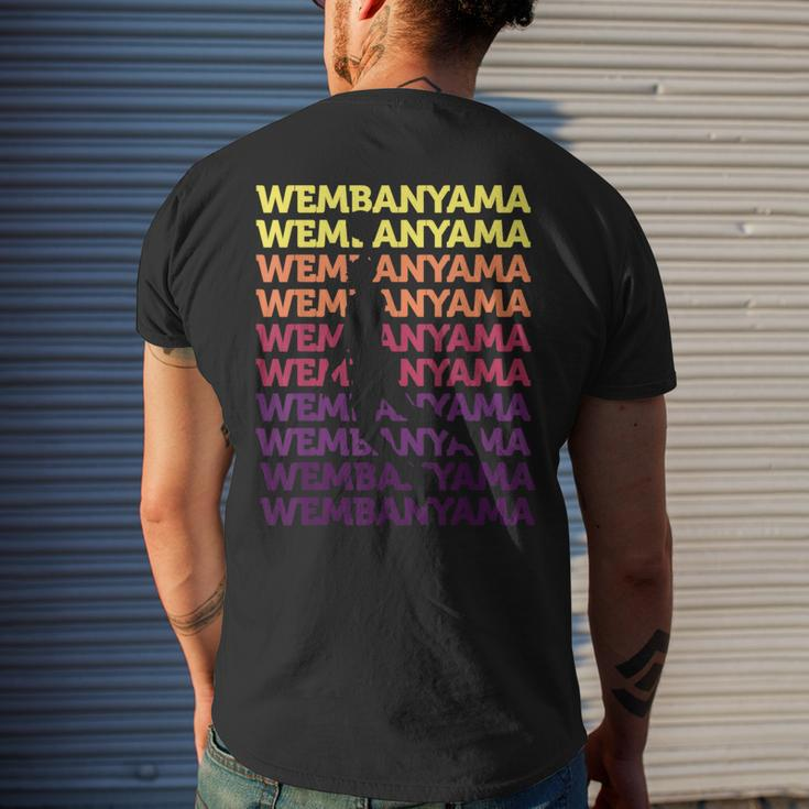 Wembanyama Basketball Amazing Fan Men's T-shirt Back Print Gifts for Him