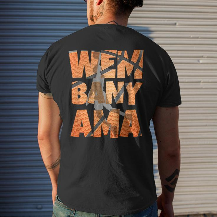 Wembanyama Basketball Amazing Gift Fan Mens Back Print T-shirt Gifts for Him