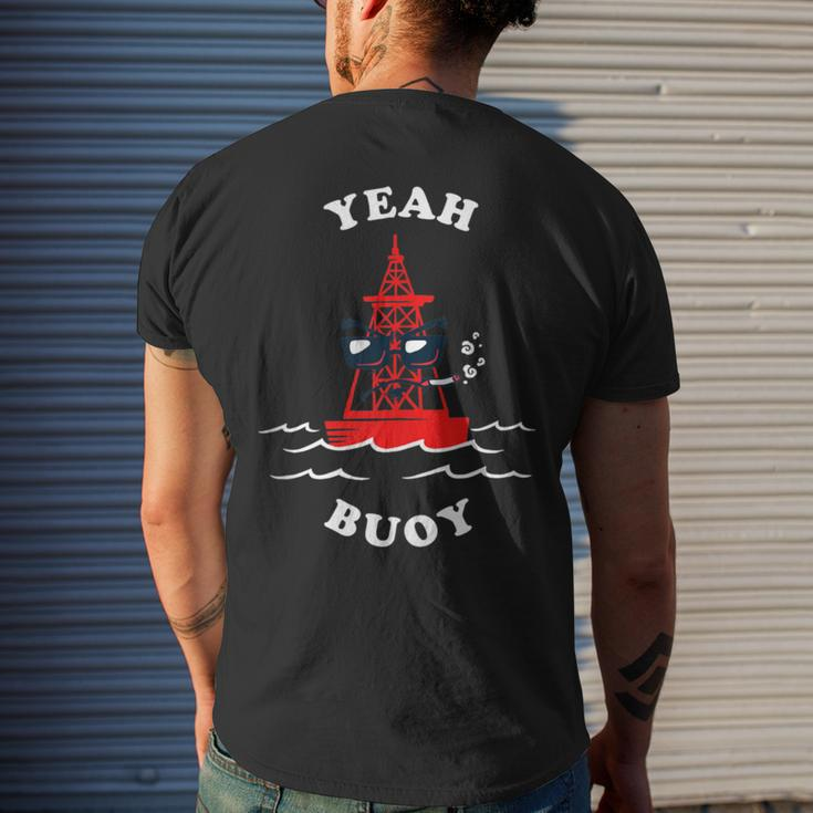 Yeah Buoy Sailing Sailboat Men's T-shirt Back Print Gifts for Him