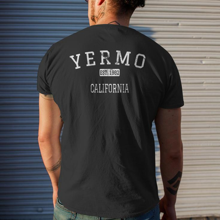 Yermo California Ca Vintage Men's T-shirt Back Print Gifts for Him