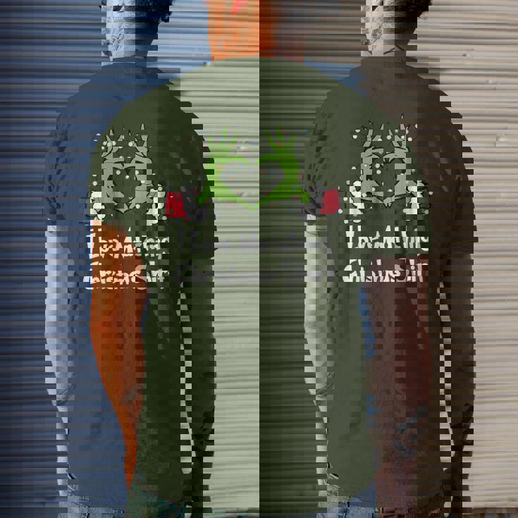 Couple Christmas I Love Matching Christmas Xmas Men's T-shirt Back Print Gifts for Him
