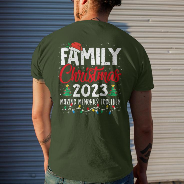 Xmas Matching Family Christmas 2023 Squad For Family Men's T-shirt Back Print Gifts for Him