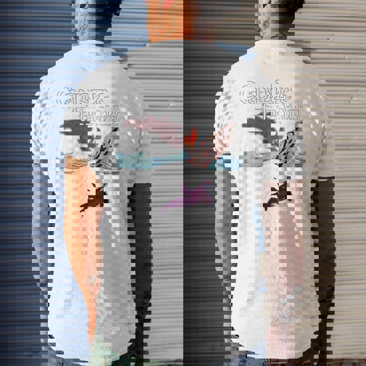 Capsize The Rich Mens Back Print T-shirt Gifts for Him Capsize The Rich Mens Back Print T-shirt Gifts for Him