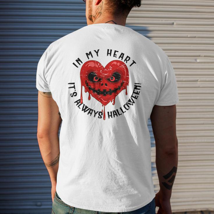 Horror Movie Halloween Lover Meme Scary Face Bleeding Heart Halloween  T-Shirt