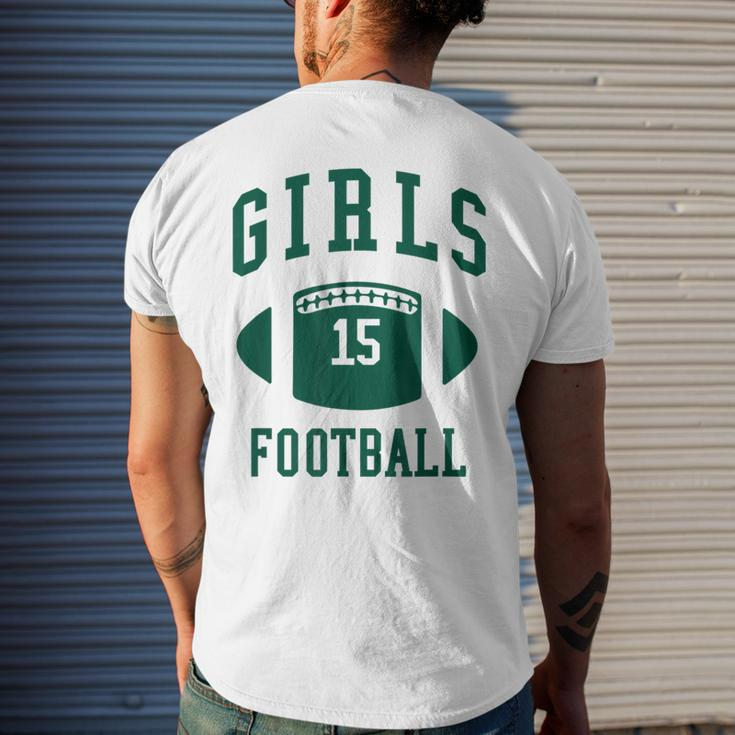 Rachel Green Girls Football Football Funny Gifts Mens Back Print T-shirt Gifts for Him