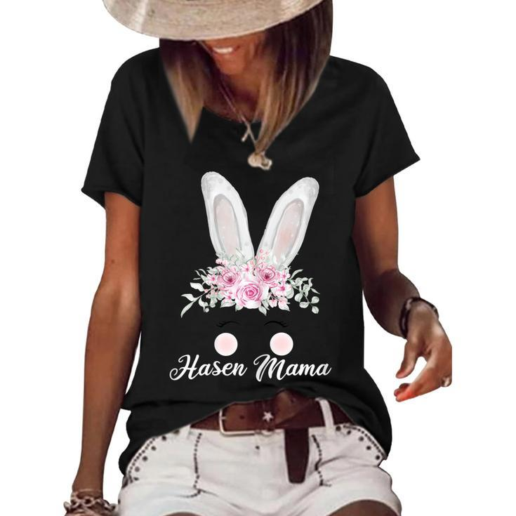 Rabbit Rabbit Mum Rabbit Bunny Lover Gift  Gift For Women Women's Short Sleeve Loose T-shirt