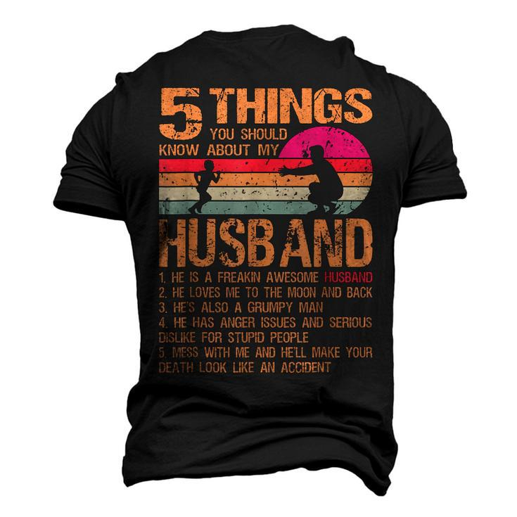 5 Things About My Husband Father Day 23 From Daughter Men's 3D T-shirt Back Print