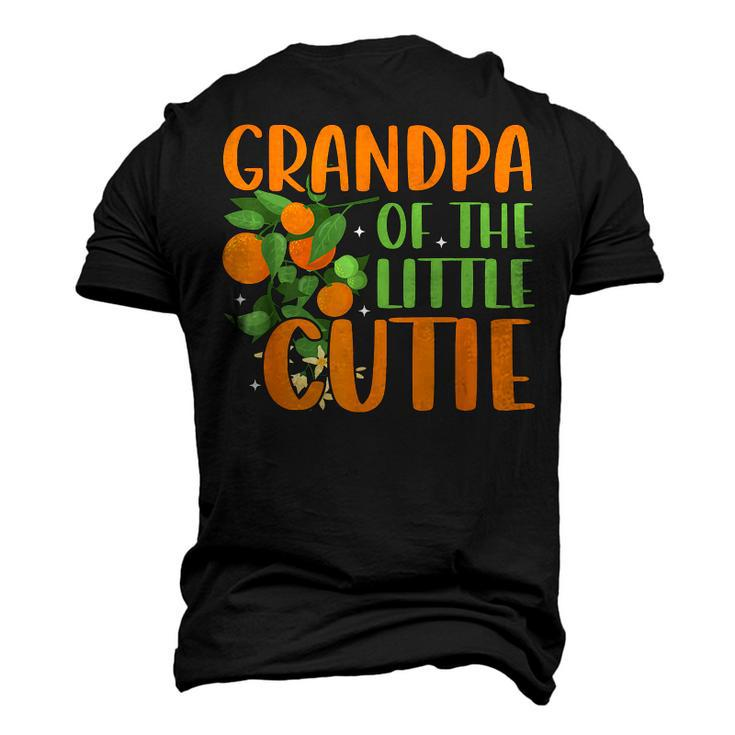 Baby Shower Orange 1St Birthday Party Grandpa Little Cutie Men's 3D T-shirt Back Print