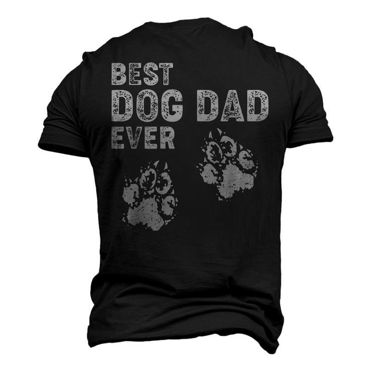 Best Dog Dad Ever Cool Fathers Day Vintage Men Men's 3D T-shirt Back Print