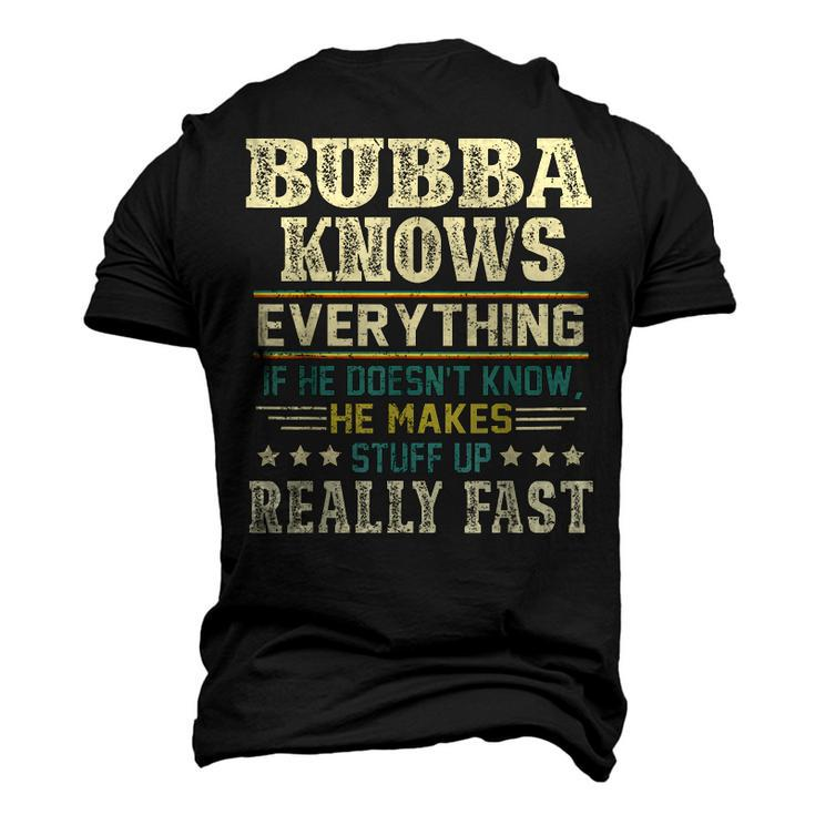 Bubba Knows Everything Persian Grandfather Grandad Men's 3D T-shirt Back Print