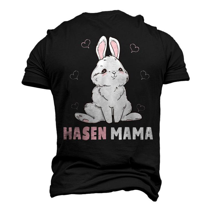 Cute Bunny Easter Rabbit Mum Rabbit Mum Men's 3D T-Shirt Back Print