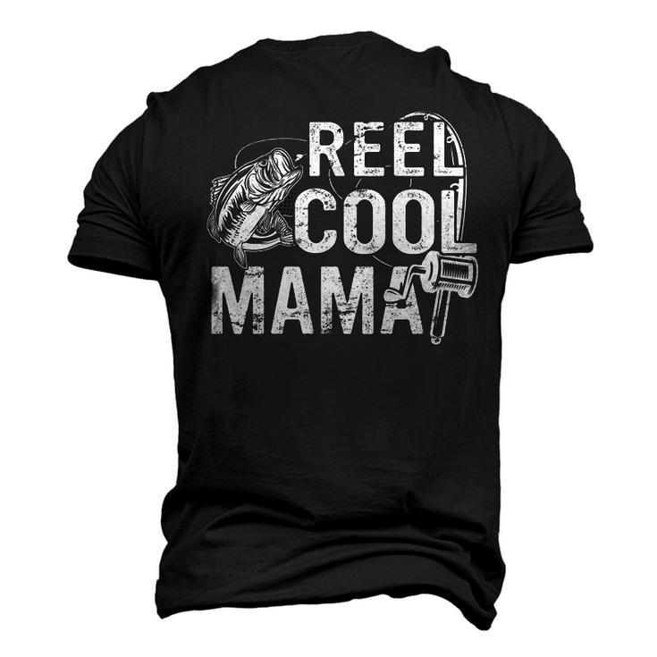 Distressed Reel Cool Mama Fishing  Men's 3D T-Shirt Back Print
