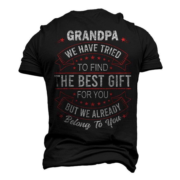 Fathersday Birthday For Grandpa From Granddaughter Son Men's 3D T-shirt Back Print
