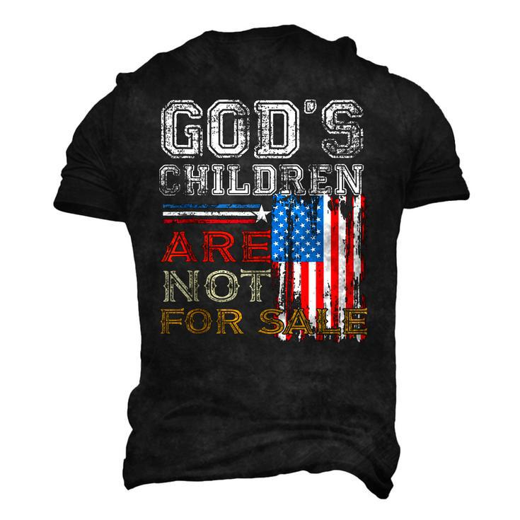 Gods Children Are Not For Sale Embracing Sound Of Freedom Freedom Men's 3D T-Shirt Back Print