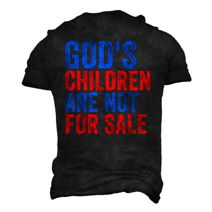 Gods Children Are Not For Sale Us American Flag Men Women Men's 3D T-Shirt Back Print