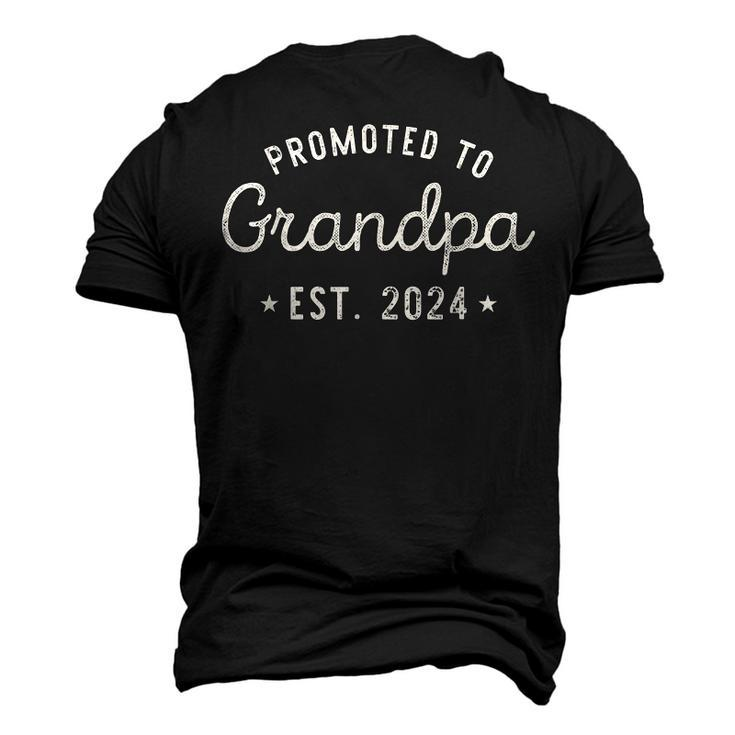 Grandpa Est 2024 For Fathers Day Soon To Be Grandpa 2024 Men's 3D T-shirt Back Print