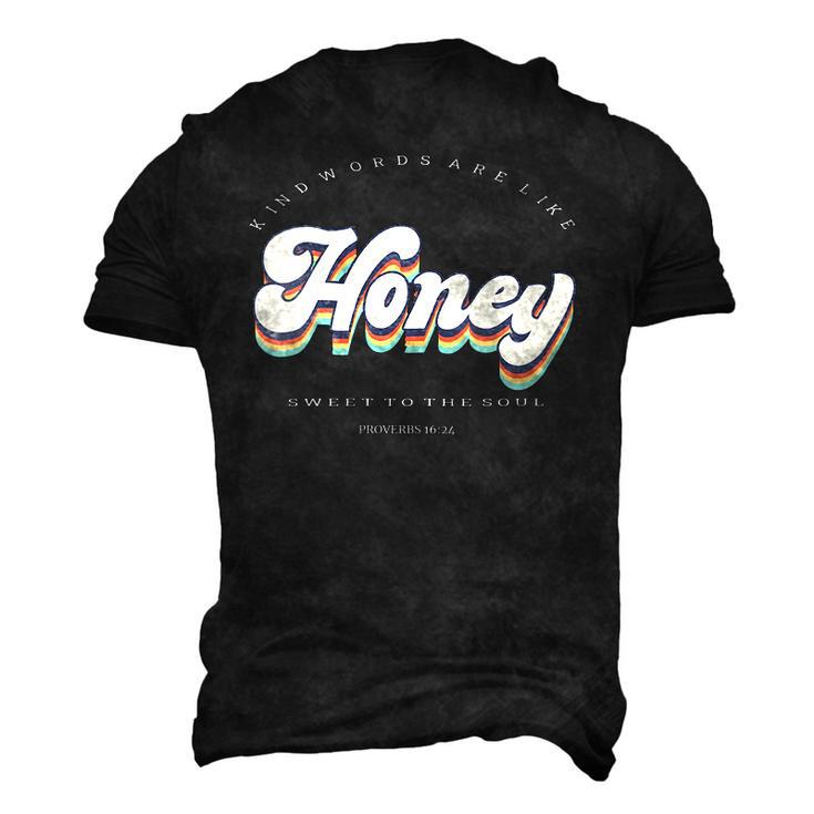 Like Honey Sweet To The Soul Proverbs 1624 Christian Faith Faith Men's 3D T-Shirt Back Print