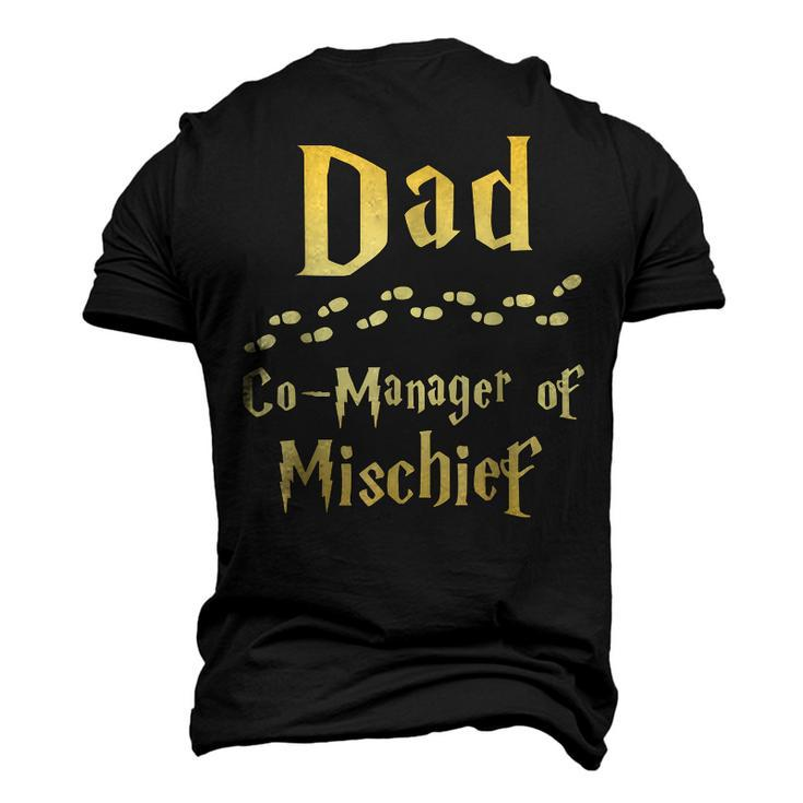Magical Dad Manager Of Mischief Birthday Family Matching Men's 3D T-shirt Back Print