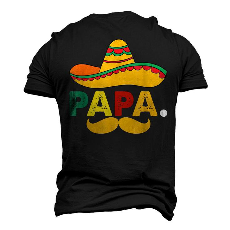 Mexican Fiesta Birthday Party Theme Papa Matching Family Dad Men's 3D T-shirt Back Print
