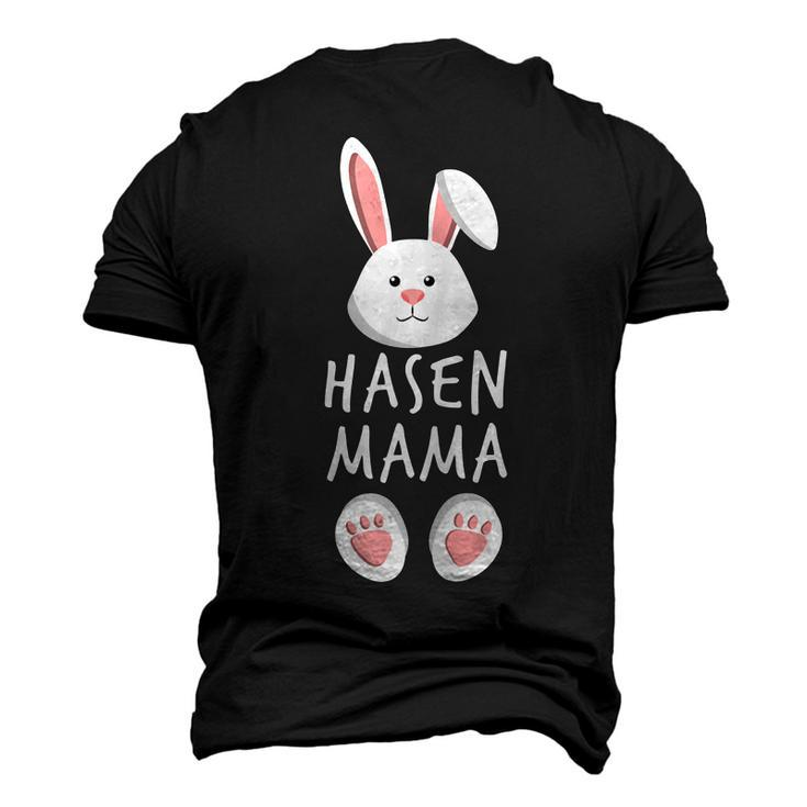 Rabbit Mum Partner Look Easter Bunny Easter Men's 3D T-Shirt Back Print