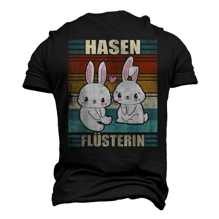 Rabbit Whispering Cute Rabbit Mum Rabbit Men's 3D T-Shirt Back Print