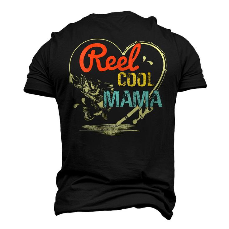Reel Cool Mama Fishing For Men's 3D T-Shirt Back Print