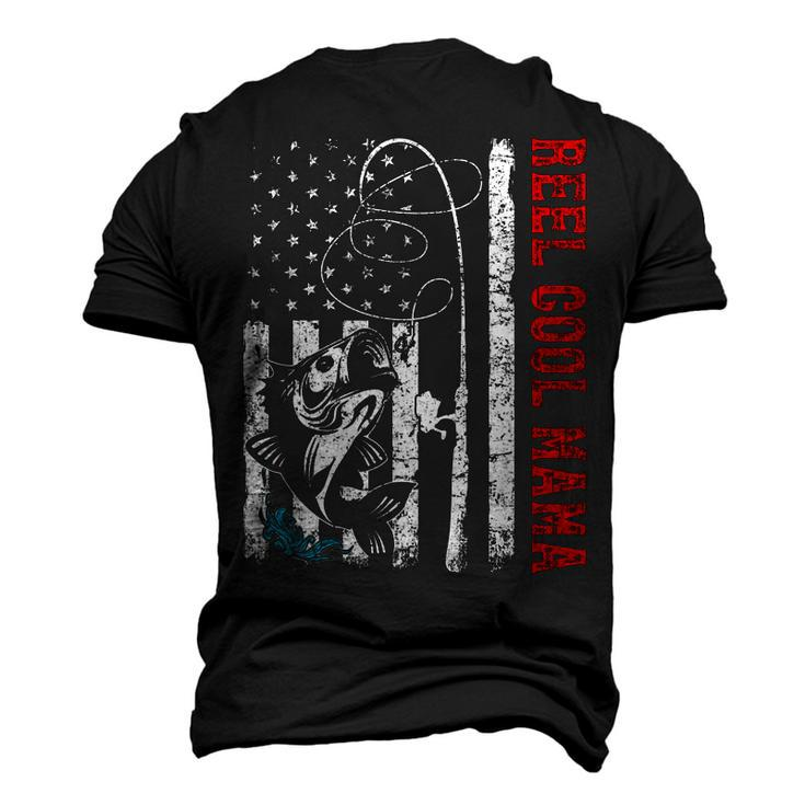 Usa Flag Reel Cool Mama Fishing Fisher Fisherman Men's 3D T-Shirt Back Print