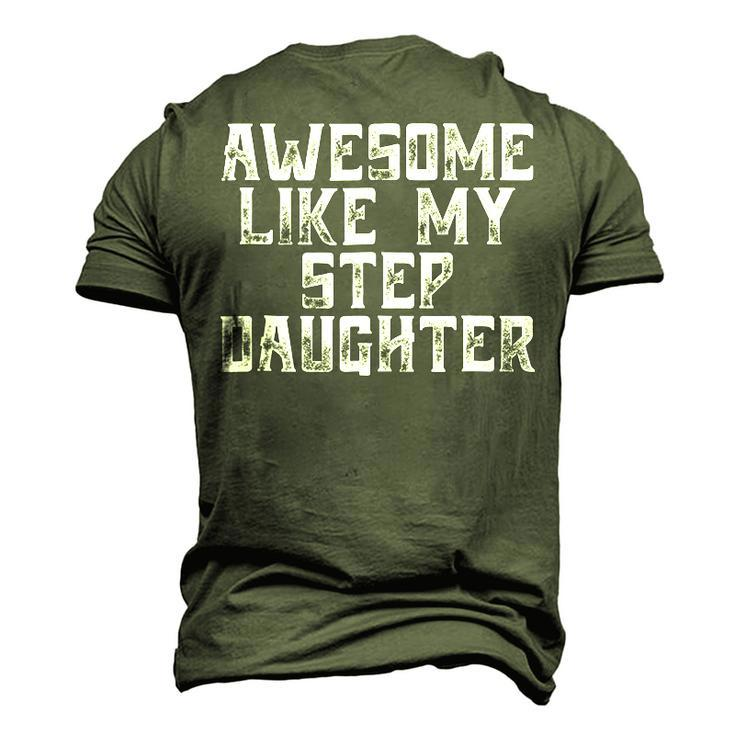 Awesome Like My Step Daughter Dad Joke Father´S Day Men's 3D T-Shirt Back Print