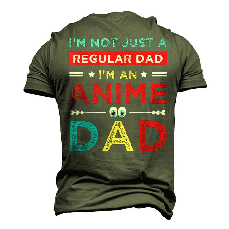 Fathers Birthday Im An Anime Dad Fathers Day Otaku Men's 3D T-Shirt Back Print