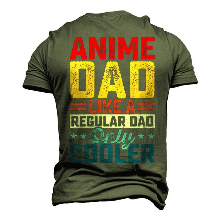Father’S Day Anime Dad Daddy Father Papa Graphic From Son Men's 3D T-Shirt Back Print
