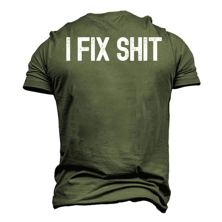 I Fix Stuff Handy Dad For Daddy Handyman Fathers Day Men's 3D T-Shirt Back Print