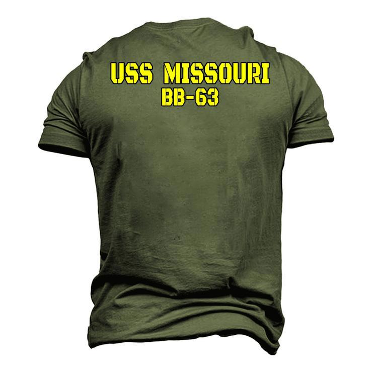 Missouri Veterans Day Memorial Day Father Grandpa Dad Son Men's 3D T-Shirt Back Print